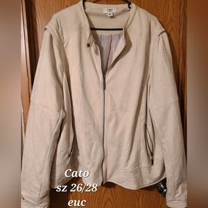 Cato Brushed suede jacket 26/28